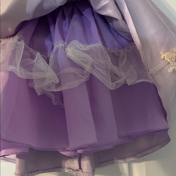Lavender Embroidered Kids pageant dress - Picture 6 of 6